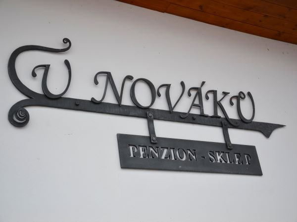 Nápis - penzion U Nováků