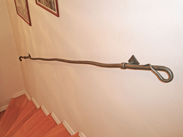 Kované madlo na schodiště